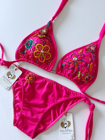 Beverly Beaded Handmade Bikini Set
