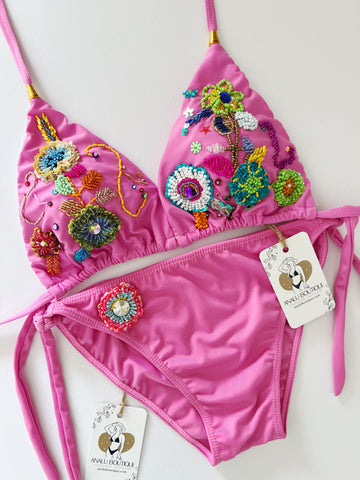 Malibu Handmade Beaded Bikini Set