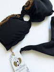 Strapless Black Colombian Bikini Set