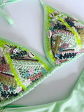 Citrus Handmade Beaded Bikini Set