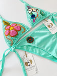 Turquesa Handmade Beaded Bikini Set
