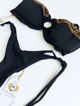 Strapless Black Colombian Bikini Set