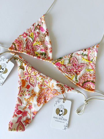 Daydream Handmade Beaded Bikini Set