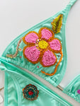Turquesa Handmade Beaded Bikini Set