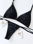 Noche Beaded Handmade Bikini Set