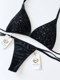 Noche Beaded Handmade Bikini Set