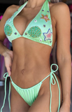 Stargaze Handmade Beaded Bikini Set