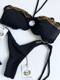 Strapless Black Colombian Bikini Set