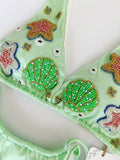 Matcha Handmade Beaded Bikini Set