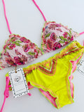 Alice Handmade Beaded Bikini Set