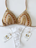 Tulum Handmade Beaded Bikini Set