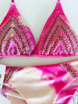 Bahamas Tie Dye Pink Bikini Set
