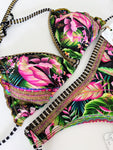 Tropicalia Floral Handmade Bikini Set