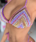 Luxe Beaded Colombian Bikini Tops