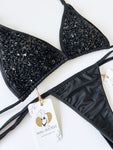 Noche Beaded Handmade Bikini Set