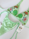 Matcha Handmade Beaded Bikini Set