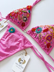 Blooming Beaded Handmade Bikini Set