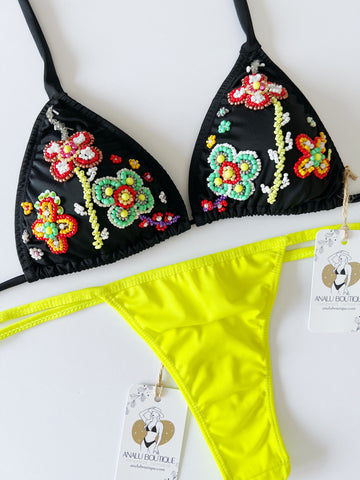 Ibiza Handmade Beaded Bikini Set
