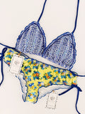 Santorini Handmade Beaded Bikini Set