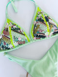 Citrus Handmade Beaded Bikini Set