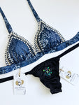 Blue Ocean Beaded Sexy Bikini Set