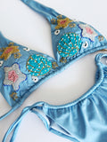 Pisces Handmade Beaded Bikini Set