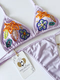 Verano Beaded Handmade Bikini Set