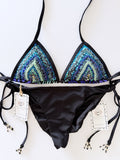 Waves Handmade Beaded Bikini Set