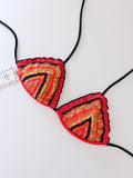 Mix Match Handmade Beaded Bikini Tops