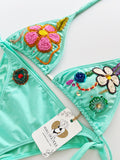 Turquesa Handmade Beaded Bikini Set