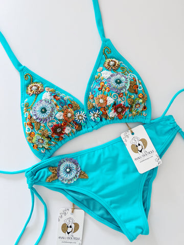 Florencia Handmade Beaded Bikini Set