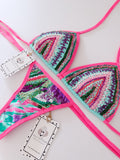 Lolita Handmade Beaded Bikini Set