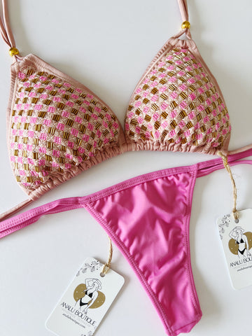 Bahamas Handmade Beaded Bikini Set