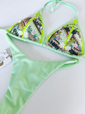 Citrus Handmade Beaded Bikini Set