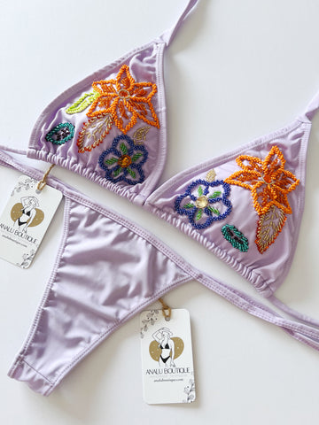 Verano Beaded Handmade Bikini Set