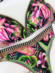 Tropicalia Floral Handmade Bikini Set