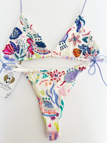 Angel Handmade Beaded Bikini Set