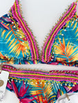 Sunset Handmade Beaded Bikini Set