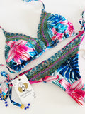 Amazonico Beaded Handmade Bikini Set