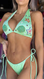 Matcha Handmade Beaded Bikini Set