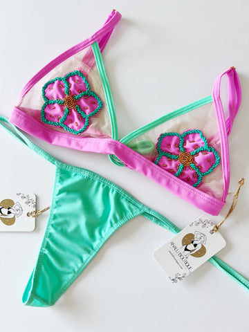 Celeste Handmade Beaded Bikini Set