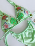 Matcha Handmade Beaded Bikini Set