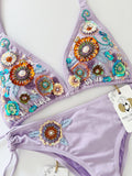 Bouquet Handmade Beaded Bikini Set