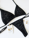 Noche Beaded Handmade Bikini Set