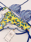 Santorini Handmade Beaded Bikini Set