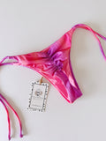 Pink Seahorse Handmade Beaded Bikini Set