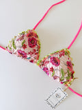 Mix Match Handmade Beaded Bikini Tops