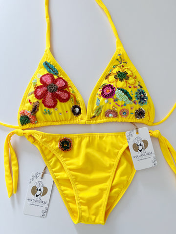 Sunrise Handmade Beaded Bikini Set