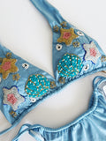 Pisces Handmade Beaded Bikini Set