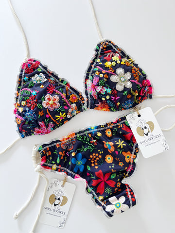 Blossom Handmade Beaded Bikini Set